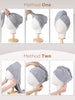 NEOBEYRUT Double-Layered Microfiber Hair Towel Wrap