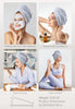 NEOBEYRUT Double-Layered Microfiber Hair Towel Wrap