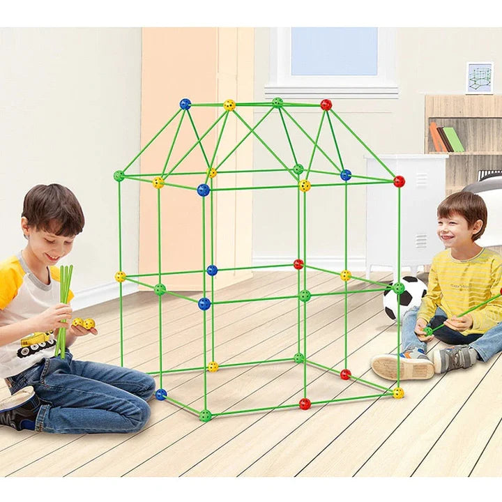 NEOBEYRUT Building Kit Fortress (87-Pieces + Cover)