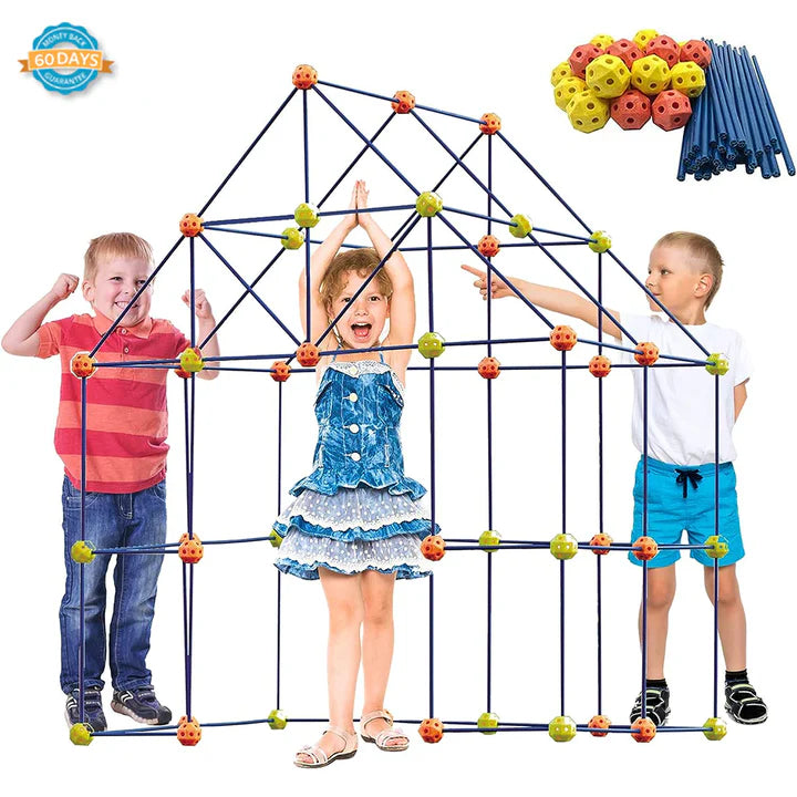 NEOBEYRUT Building Kit Fortress (87-Pieces + Cover)