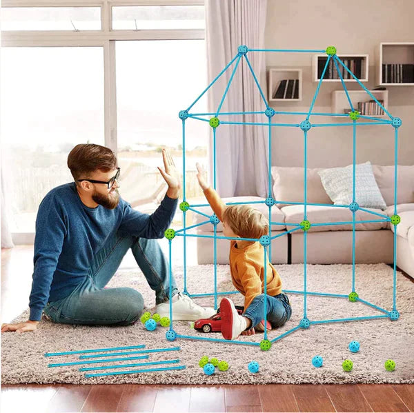 NEOBEYRUT Building Kit Fortress (87-Pieces + Cover)